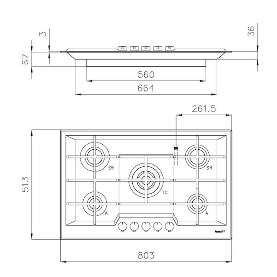 Fostr KE Cooker Hob