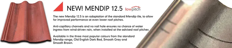 Marley Mendip & Mendip 12.5 Interlocking Concrete Roof Tile