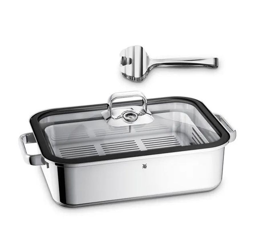 Wmf Wmf Vitalis Aroma Steamer 6.5l With Asparagus Tongs