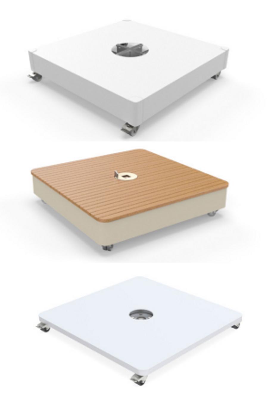 Umbrosa Paraflex Wall Mounted Umbrella Square 2.3 m
