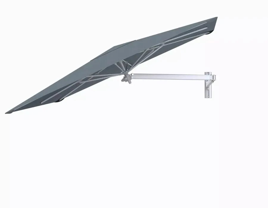 Umbrosa Paraflex Wall Mounted Umbrella Square 2.3 m
