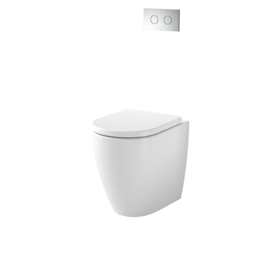 Caroma Urbane® II Cleanflush® Compact Invisi Series II® Wall Faced Toilet Suite
