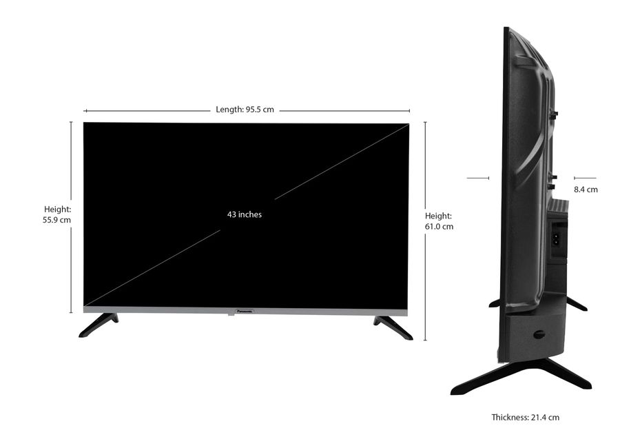 Panasonic 108 Cm (43 Inches) Full Hd Smart LED TV