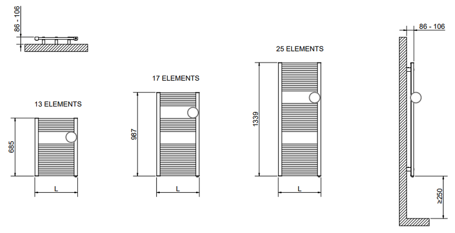 Cordivari Loretta Electric Radiator