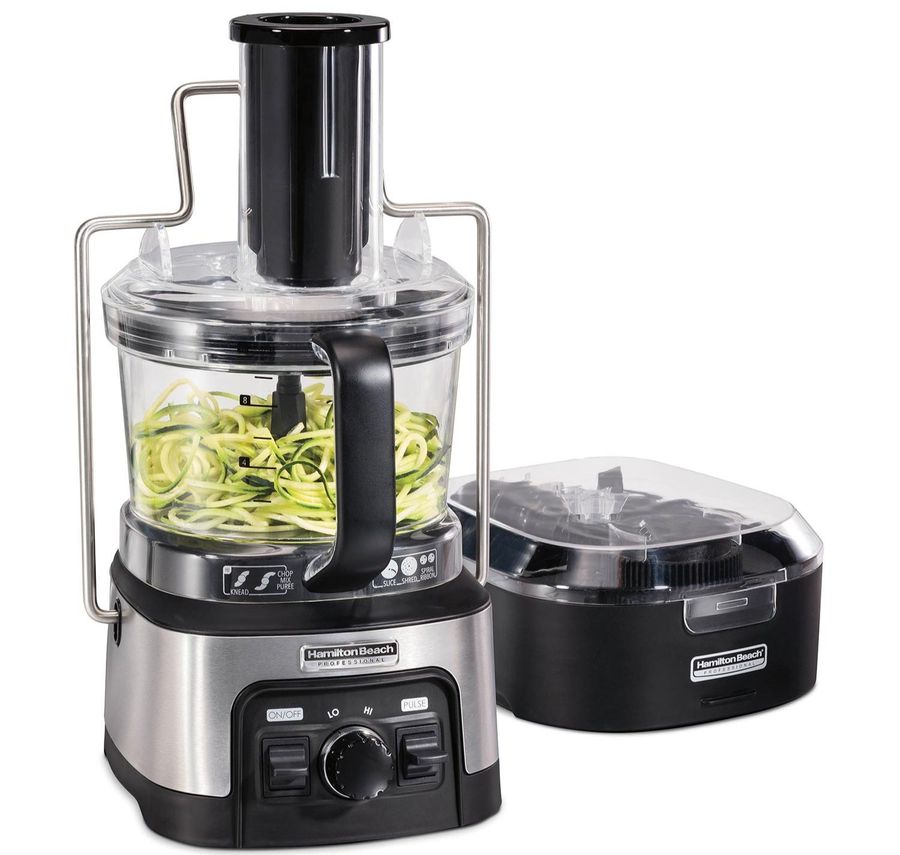 Hamilton Beach® Professional Spiralizing Stack & Snap™ Food Processor, 12 Cup, 70815