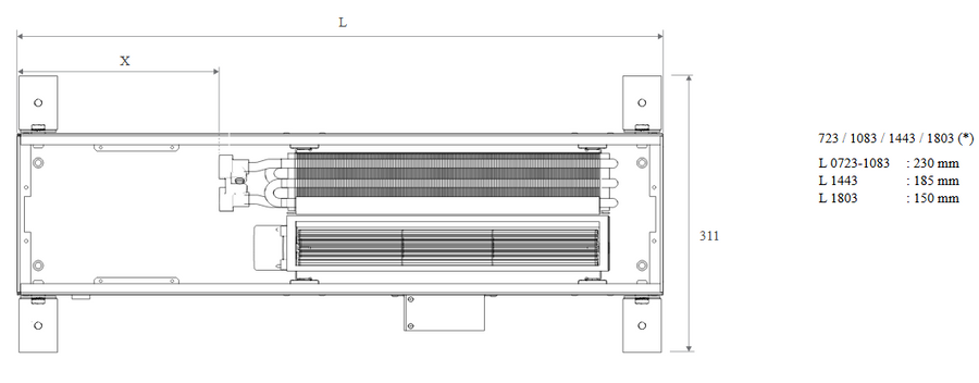 Jaga Clima Canal 08 2-pipe Radiator