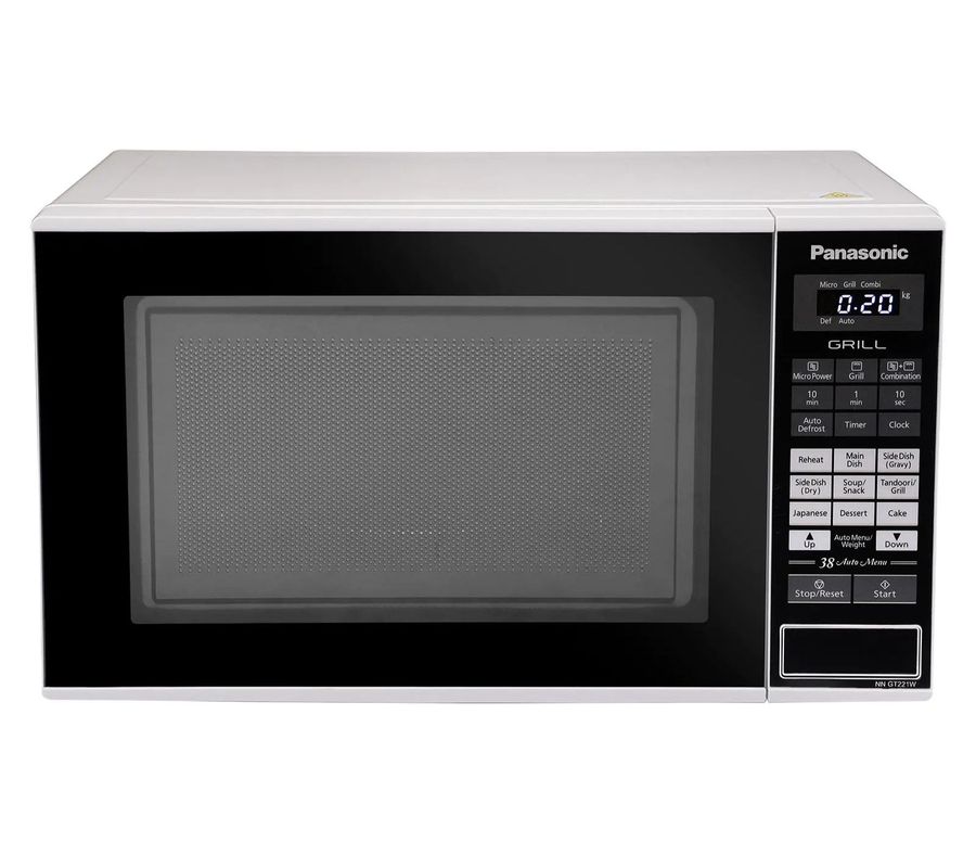 Panasonic 20l Grill Microwave Oven (Nn-gt221wfdg, White, Power Grill)