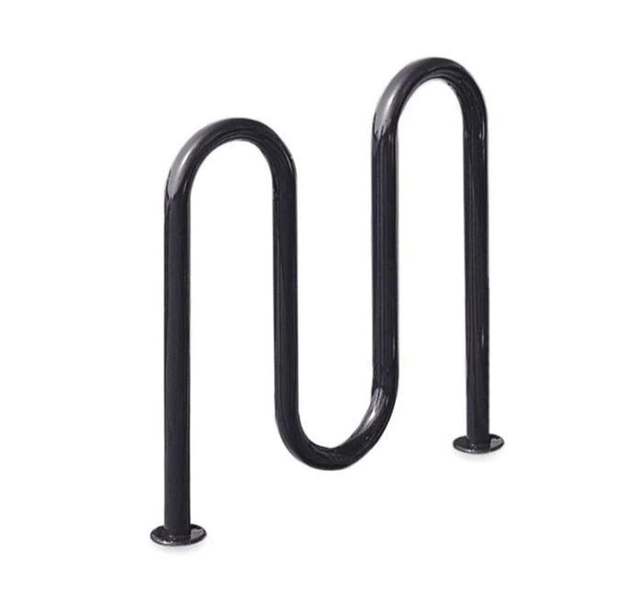 Anova Streetside 5-Bike/3-Loop Bike Rack, Powder Coated, Surface Mount