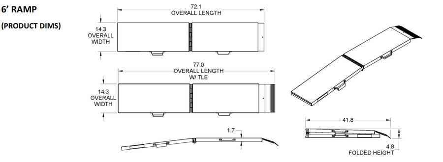 Ezaccess Strapless® Centerfold Motorcycle Ramp