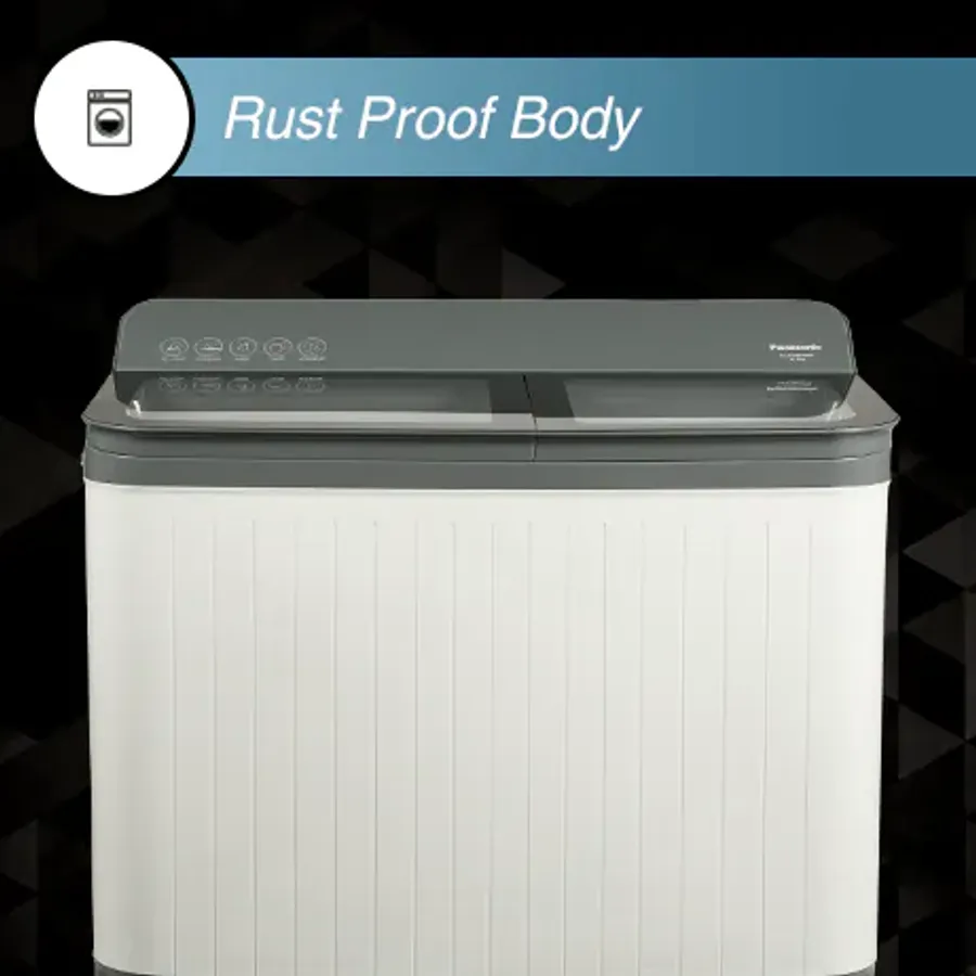 Panasonic 10 Kg 5 Star Semi-automatic Glass Lid Top Loading Washing Machine