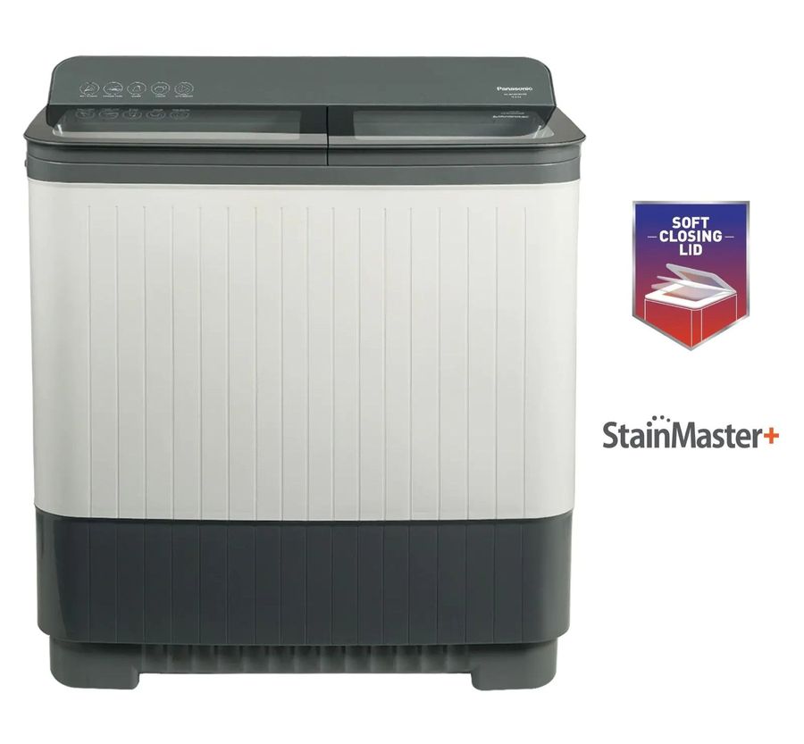 Panasonic 10 Kg 5 Star Semi-automatic Glass Lid Top Loading Washing Machine