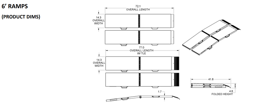 Ezaccess Strapless® Centerfold Atv Ramp