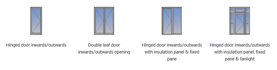 Alumil Entrance Doors Non Insulated System Smartia M15000