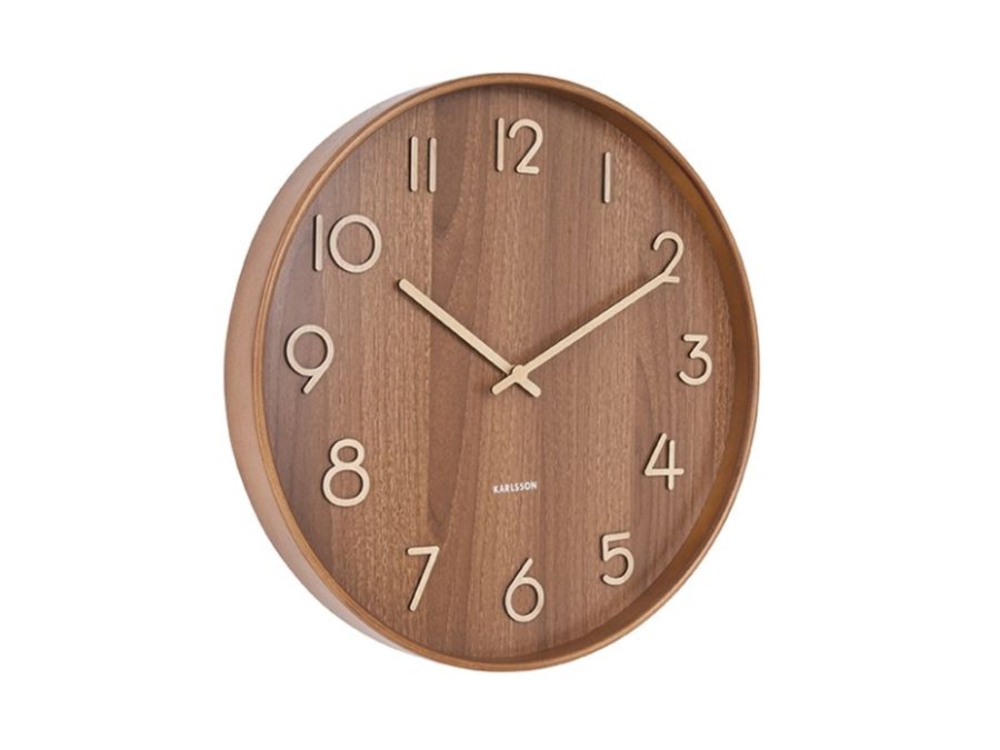 Present Time Wall Clock Pure Medium