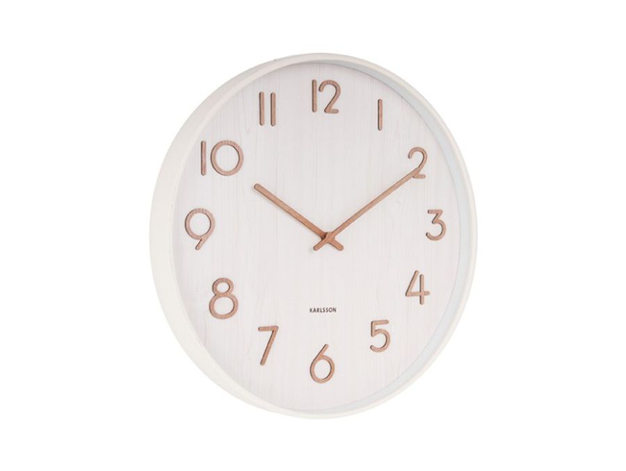 Present Time Wall Clock Pure Medium