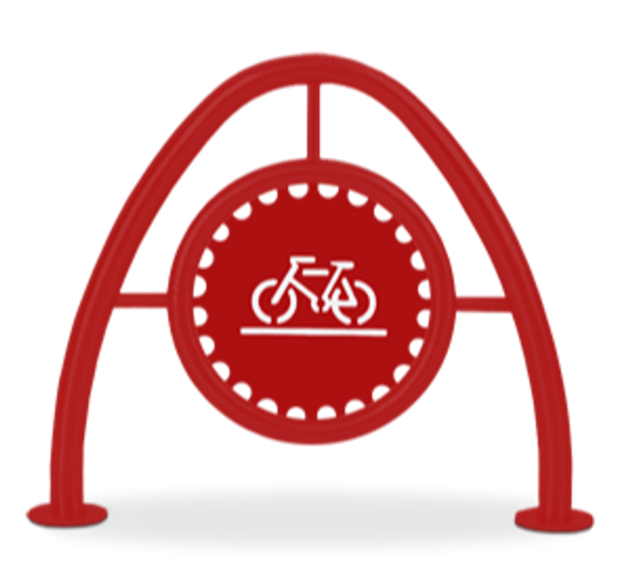 Anova Beacon Hill Powder Coated Bike Rack