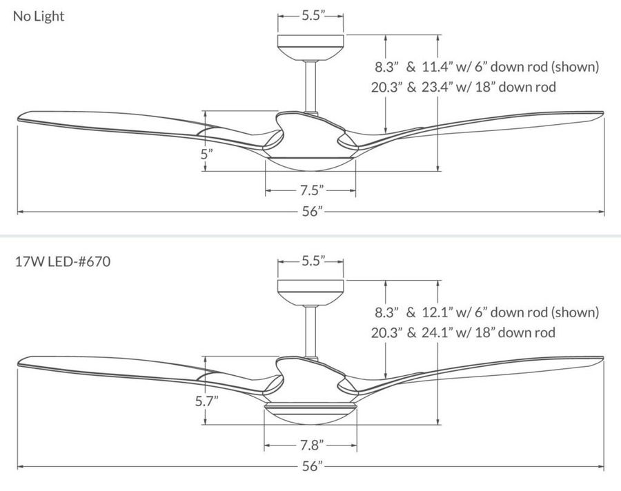 The Modern Fan Ic/Brisa DC | 56″ Electrical Fan