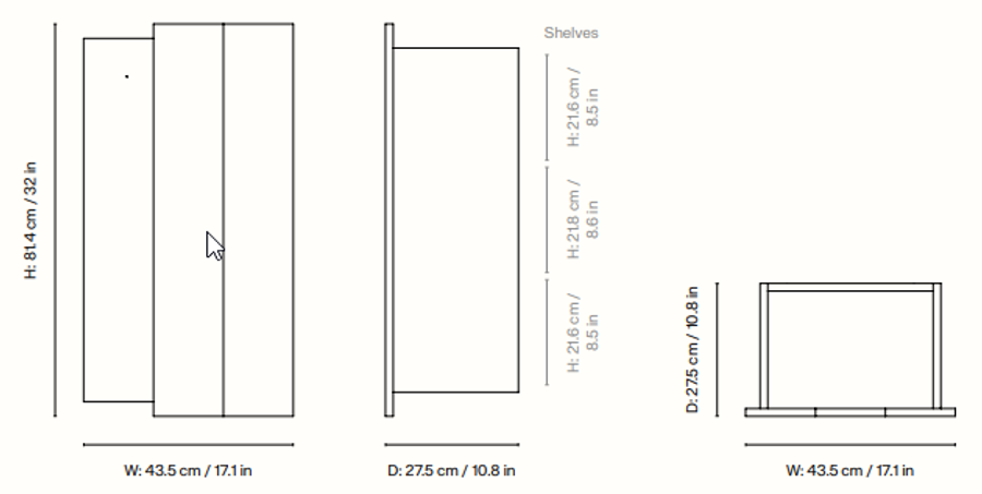 Ferm living Koh Wall Cabinet