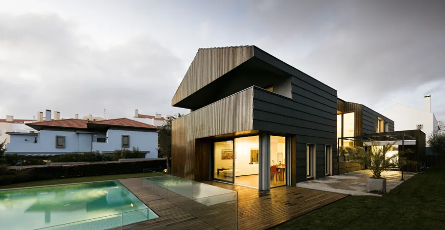 Black Tile House