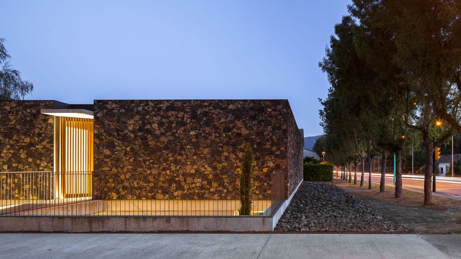 An open-air house