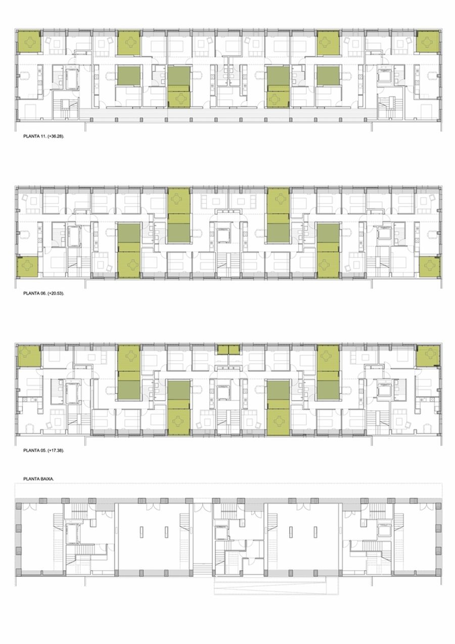 Glories Square 60 Social Housing Units / SV60 Arquitectos