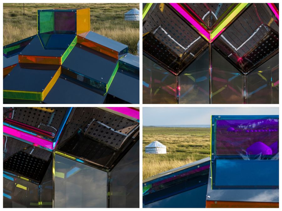 Modern Mongolian Ger Installation