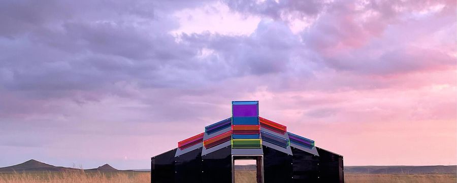 Modern Mongolian Ger Installation