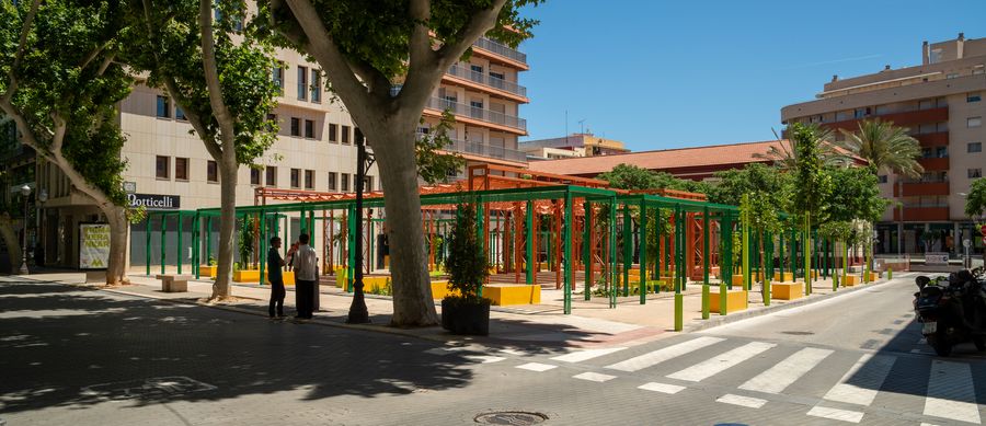 María Hervás Plaza In The Historic Center Of Dénia, Valencian Community