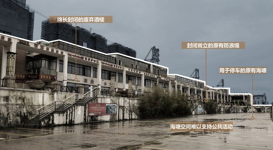 A Reborn Scenic Field Above Waves