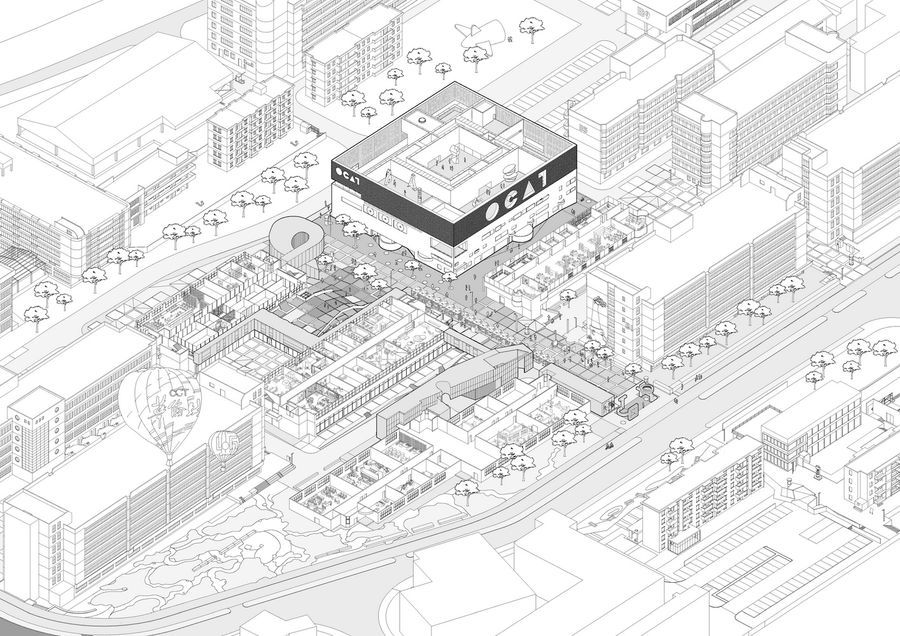 The Opened “white Box” Art Museum, Ocat-b10