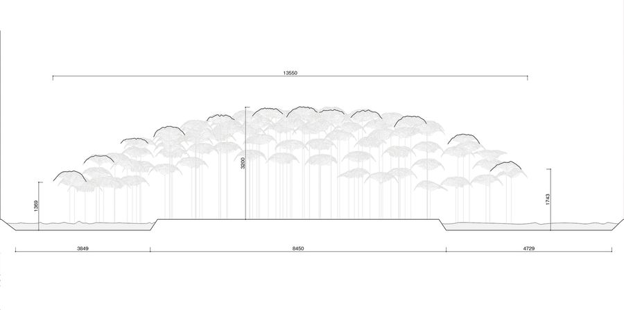 Choreography Of A Cloud, Dancing Shadows Art Pavilion At The Louvre Abu Dhabi