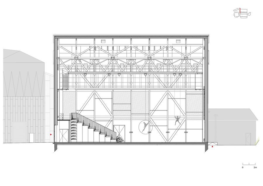 Restructuring And Extension Of The Académie Fratellini In Saint-denis