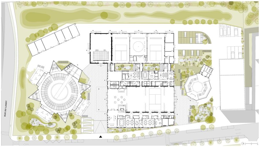 Restructuring And Extension Of The Académie Fratellini In Saint-denis