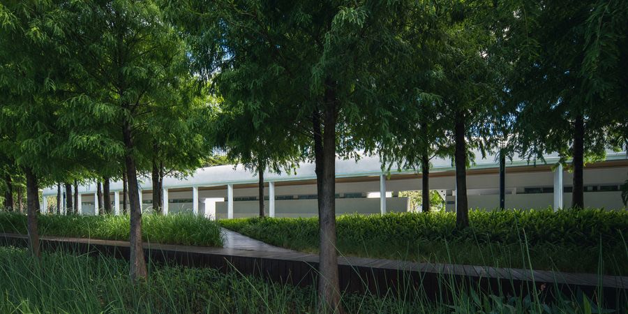 Three Service Pavilions Of Guiwan Park