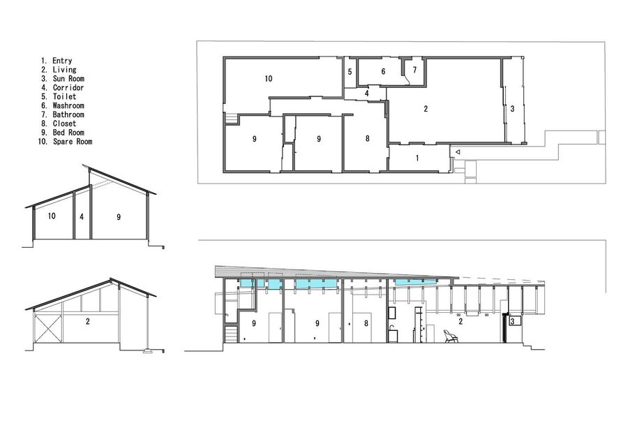 House With A Slit Roof