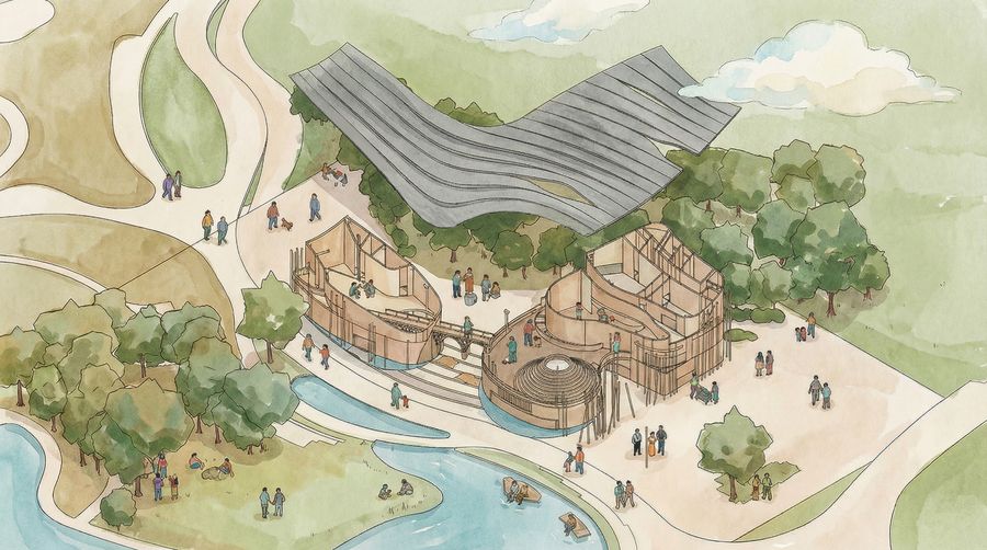 Renmin Canal Water Conservancy Culture Zhongjiang Memorial Hall