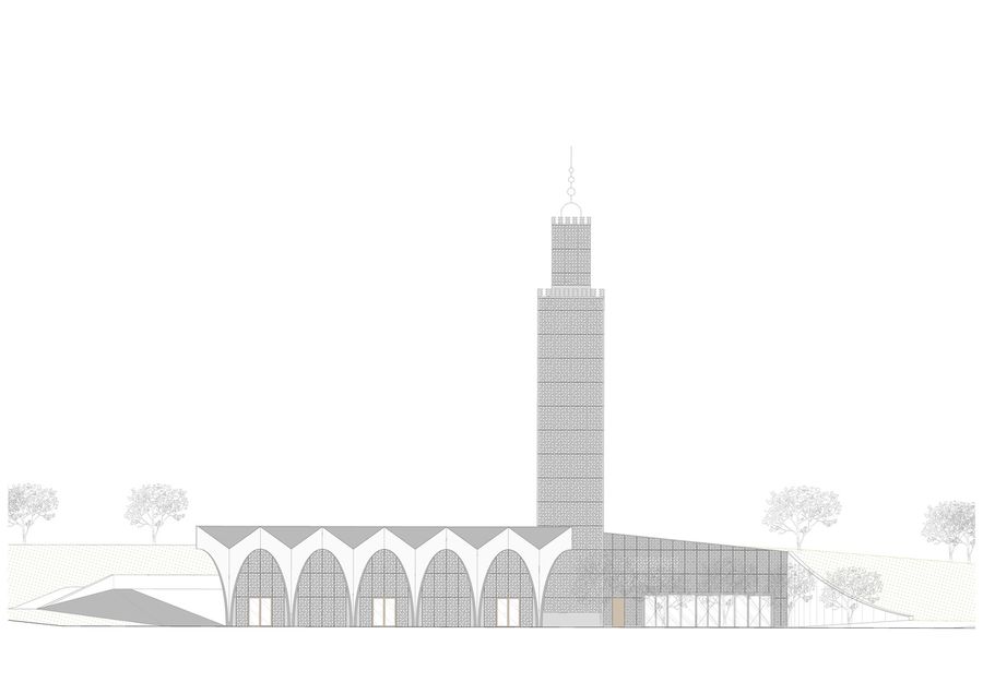 Plage Des Nations Mosque