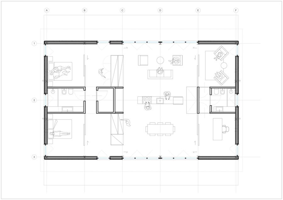 An Unfinished Domestic Device As A Threshold Between Interior And Landscape