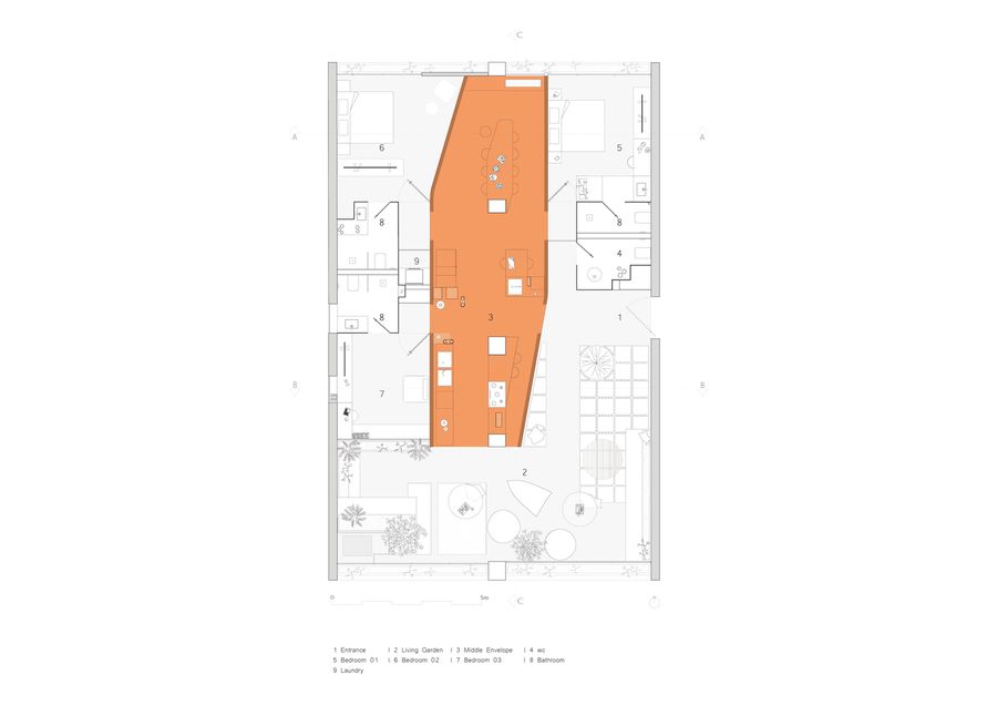 Middle Envelope Apartment